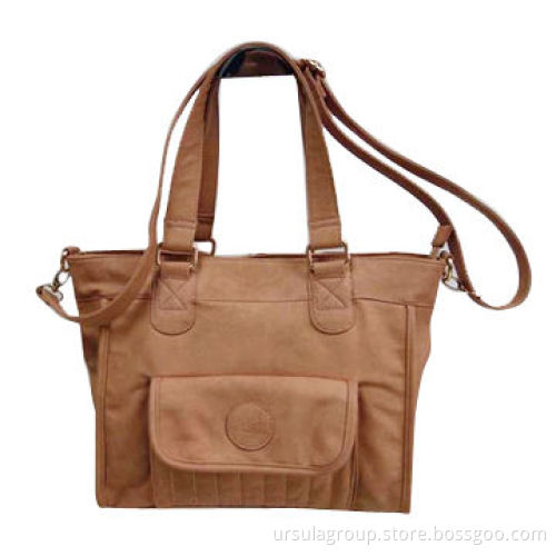 Fashionable bag with two-way handle, S/S and one quilting pocket on front